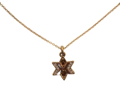 Star Of David Necklace Jewels/Gold