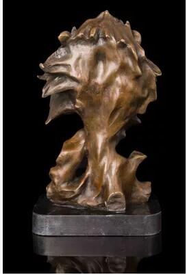 Mighty Lion of Judah Bronze Head Sculpture – ahuva.com