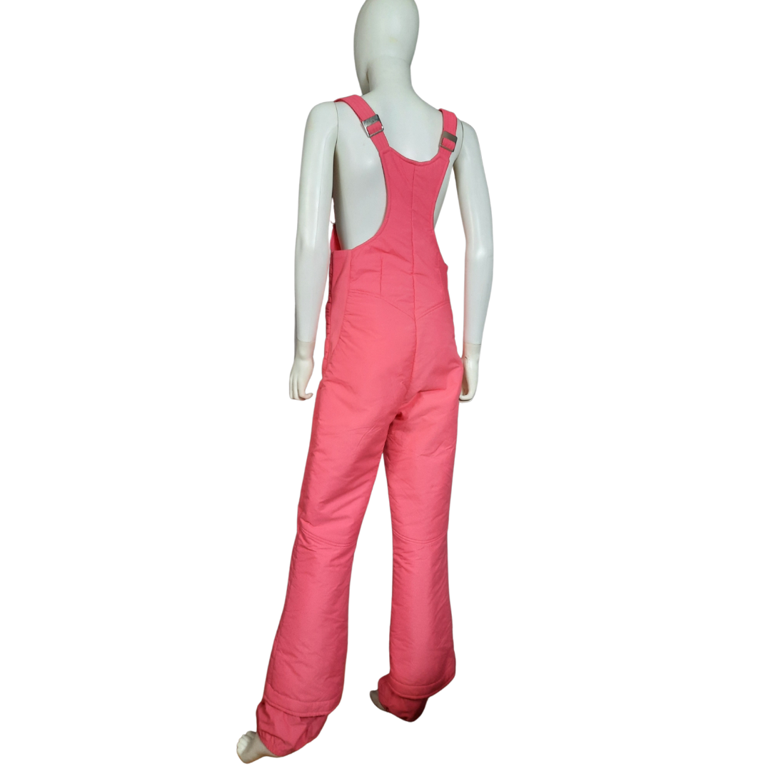 Pink Jrs. XL Bib OVERALL Pants Petal Pink Dyed Upcycled No