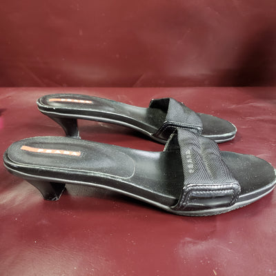 prada silver mules