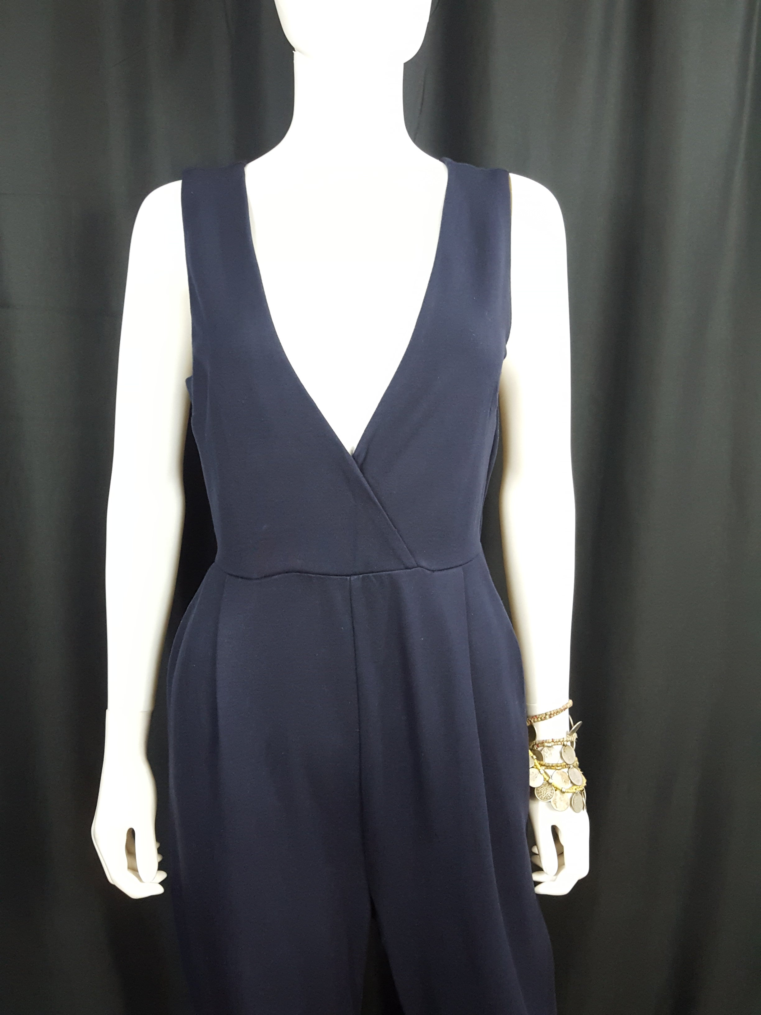 french connection navy jumpsuit