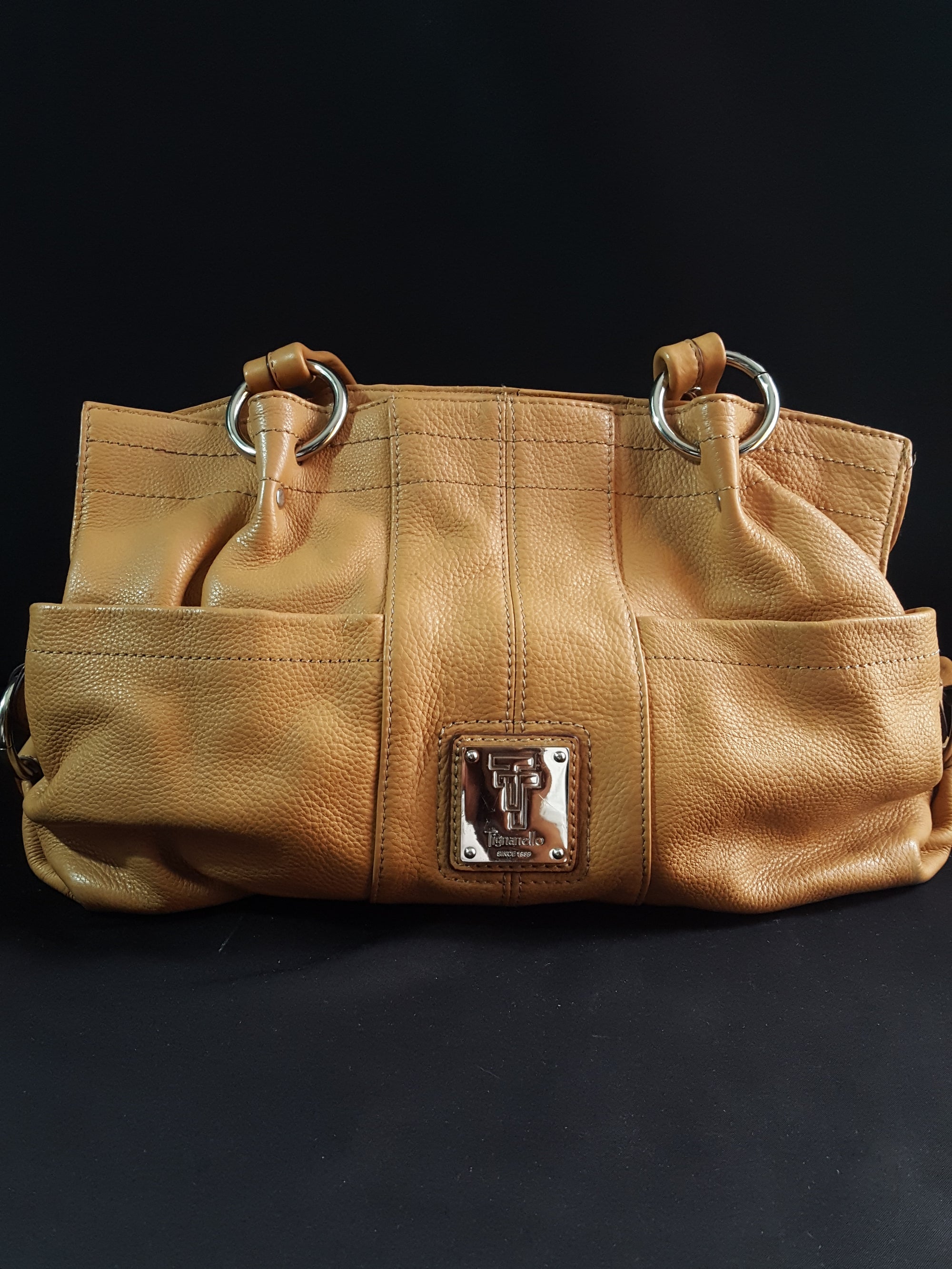 tignanello leather handbags