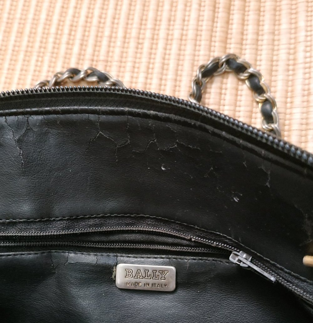 BALLY Brand Leather Clutch Bag Italian Made 