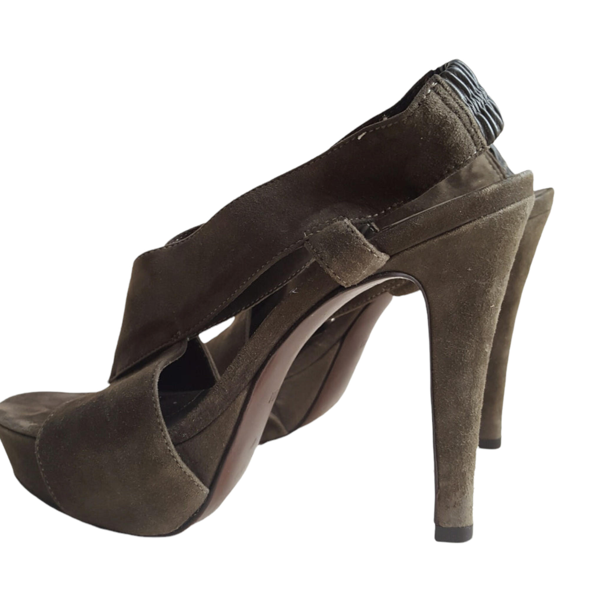 Olive Satin Heels in 2023 | Satin heels, Olive heels, Green heels