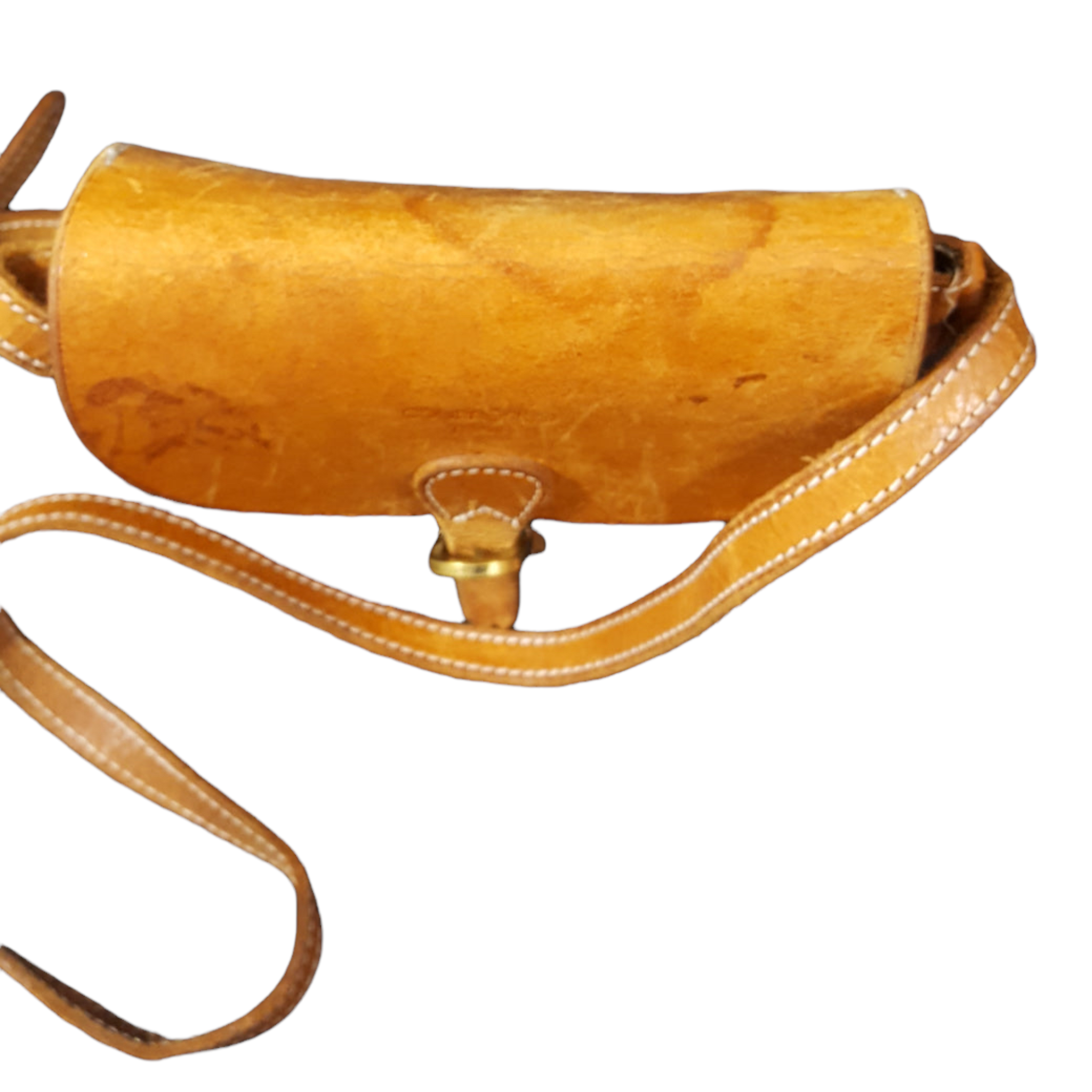 Courreges Paris Leather Crossbody Saddle Bag – Lucille Golden Vintage, LLC