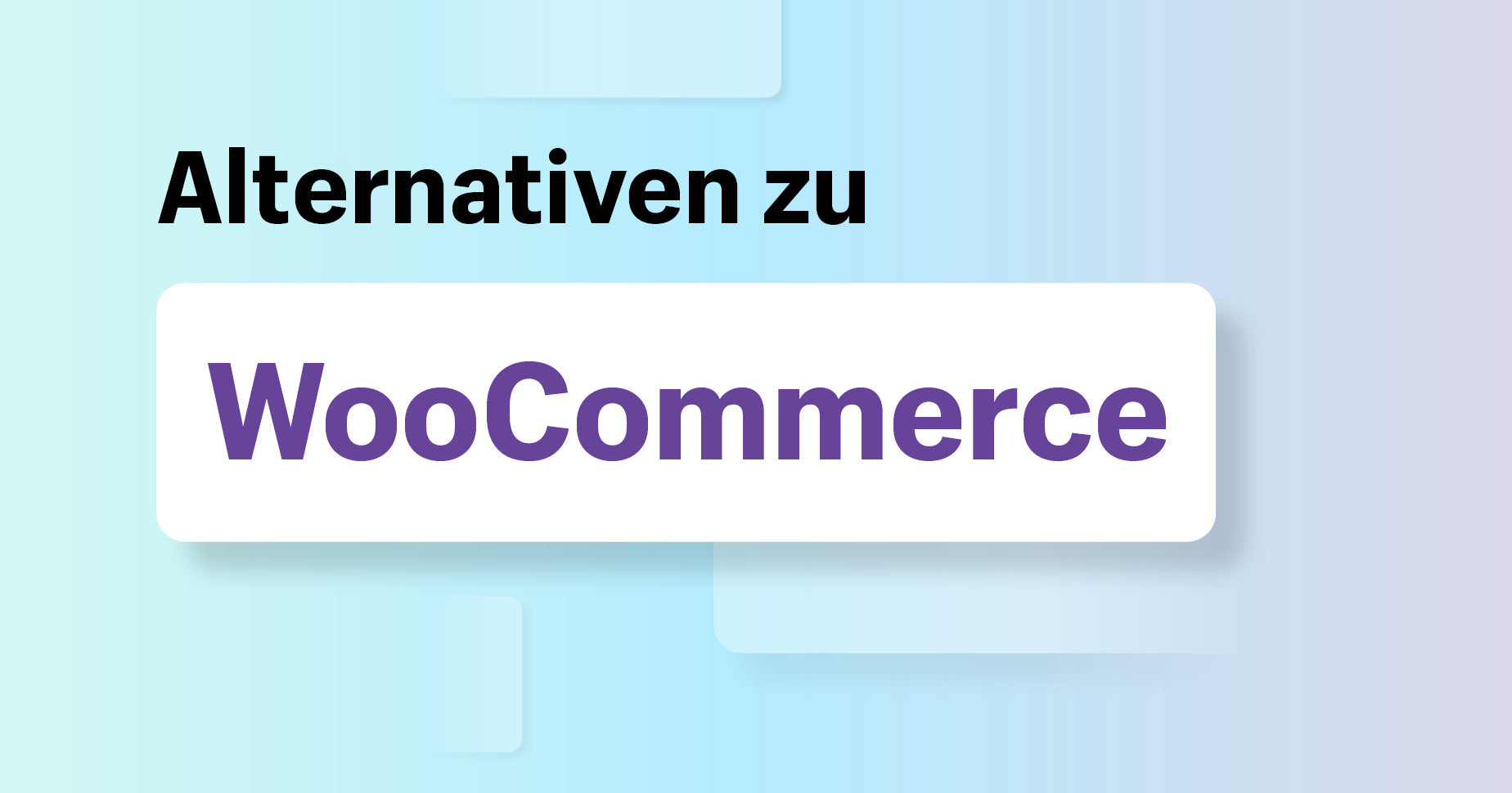 WooCommerce Alternativen