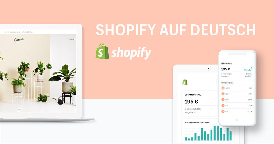 Deutsche Sprachausgabe in Shopify verfügbar
