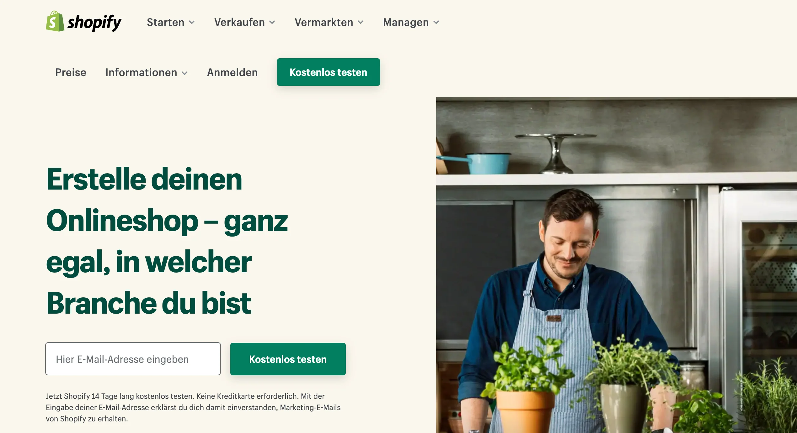 Webflow Alternative Nummer 1: Shopify