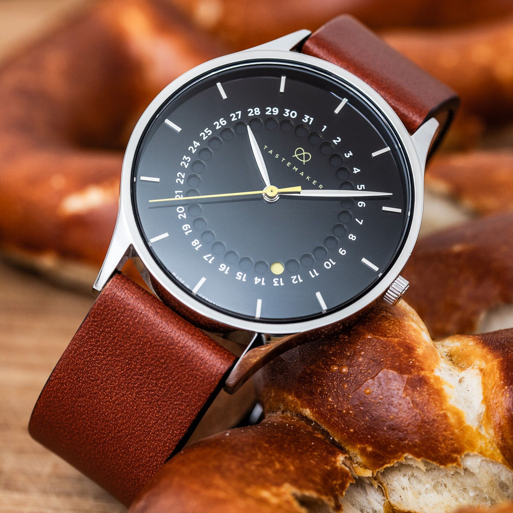 Brezel und Uhr, das ist Tastemaker - Shopify.de