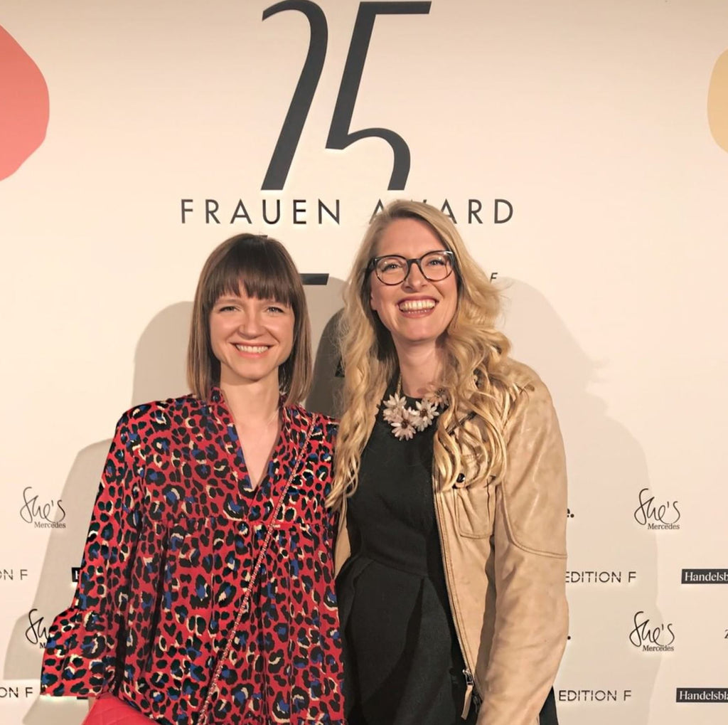 Kati und Kristine von ooshi beim Frauen Award