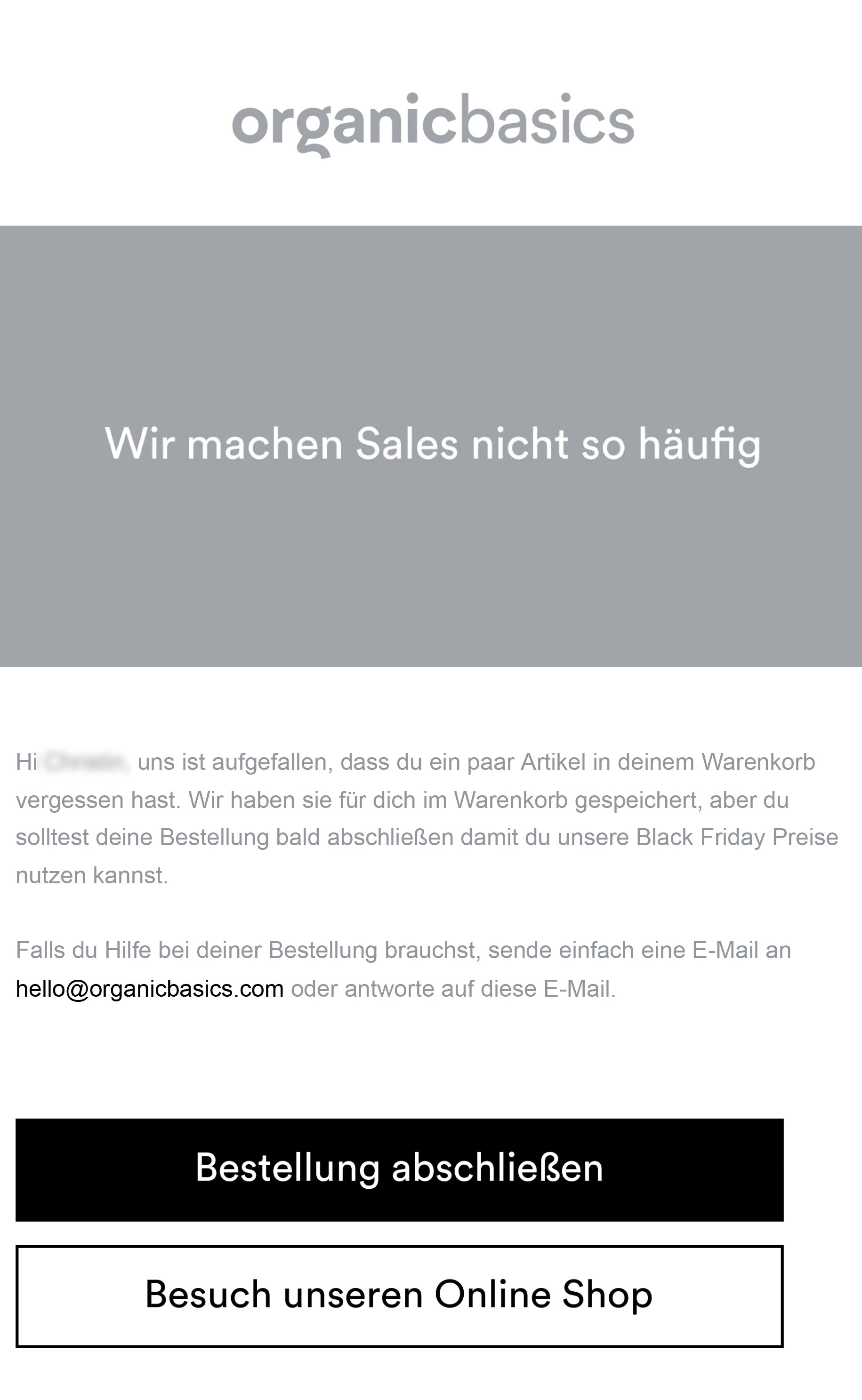 Marketing-Strategie: Beispiel Lebenszyklus-E-Mails