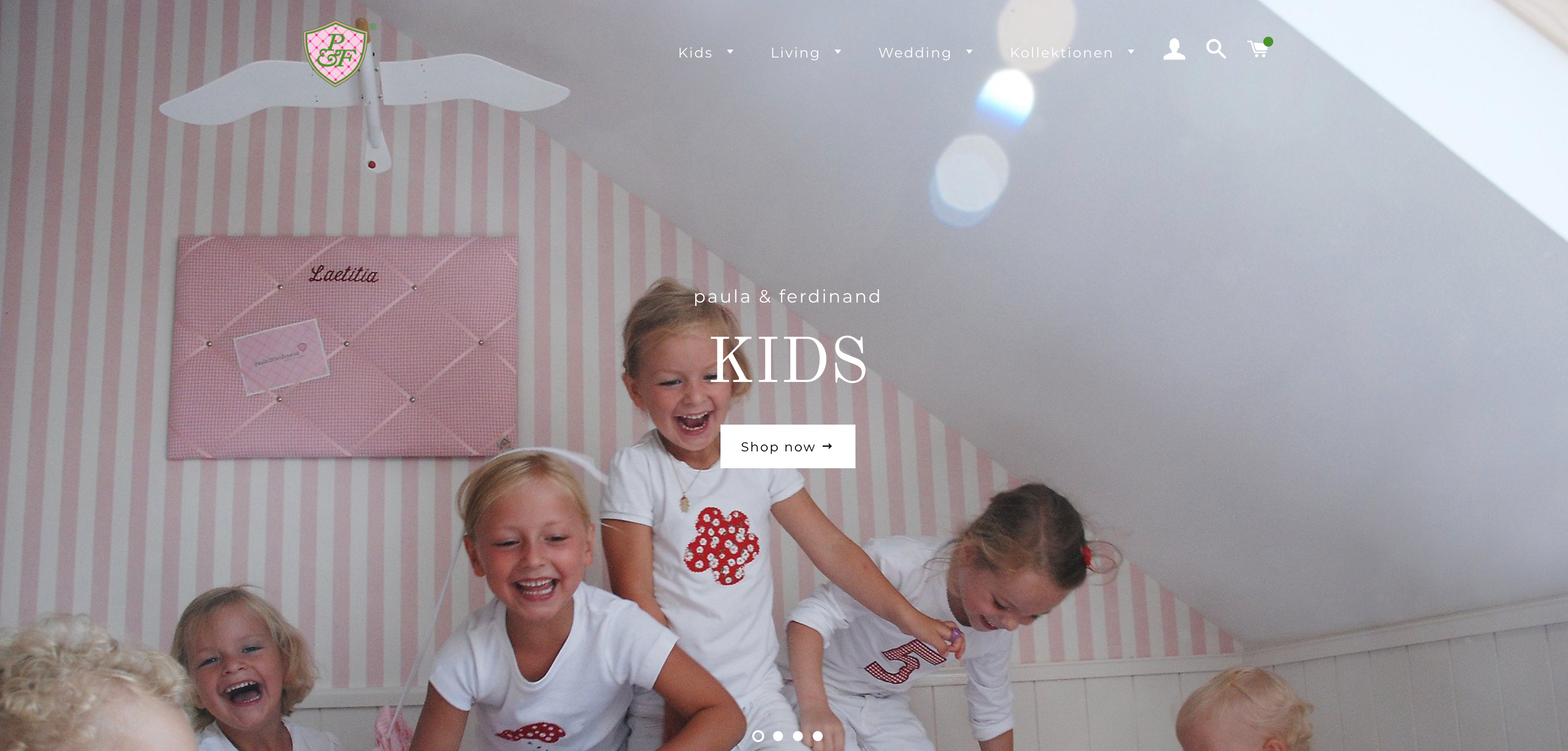 Ein toller Shopify Onlineshop: Paula & Ferdinand
