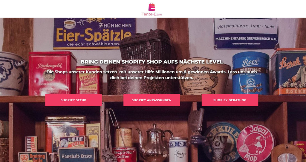 Tante-E - Die Shopify Experten für Performance Marketing