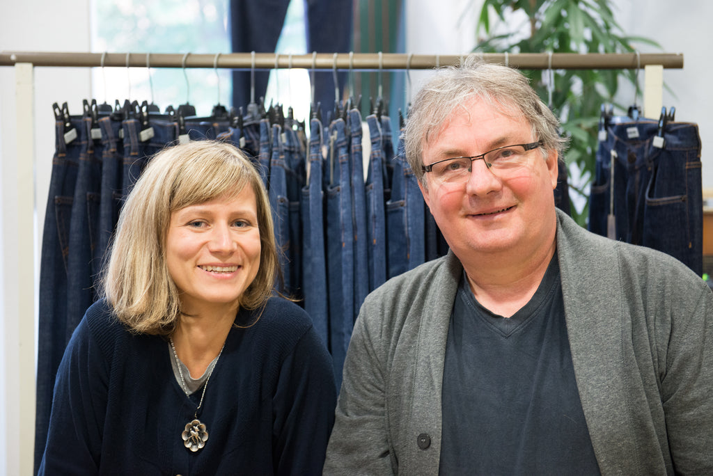Walter Blauth und Miriam Henninger von fairjeans - Shopify.de