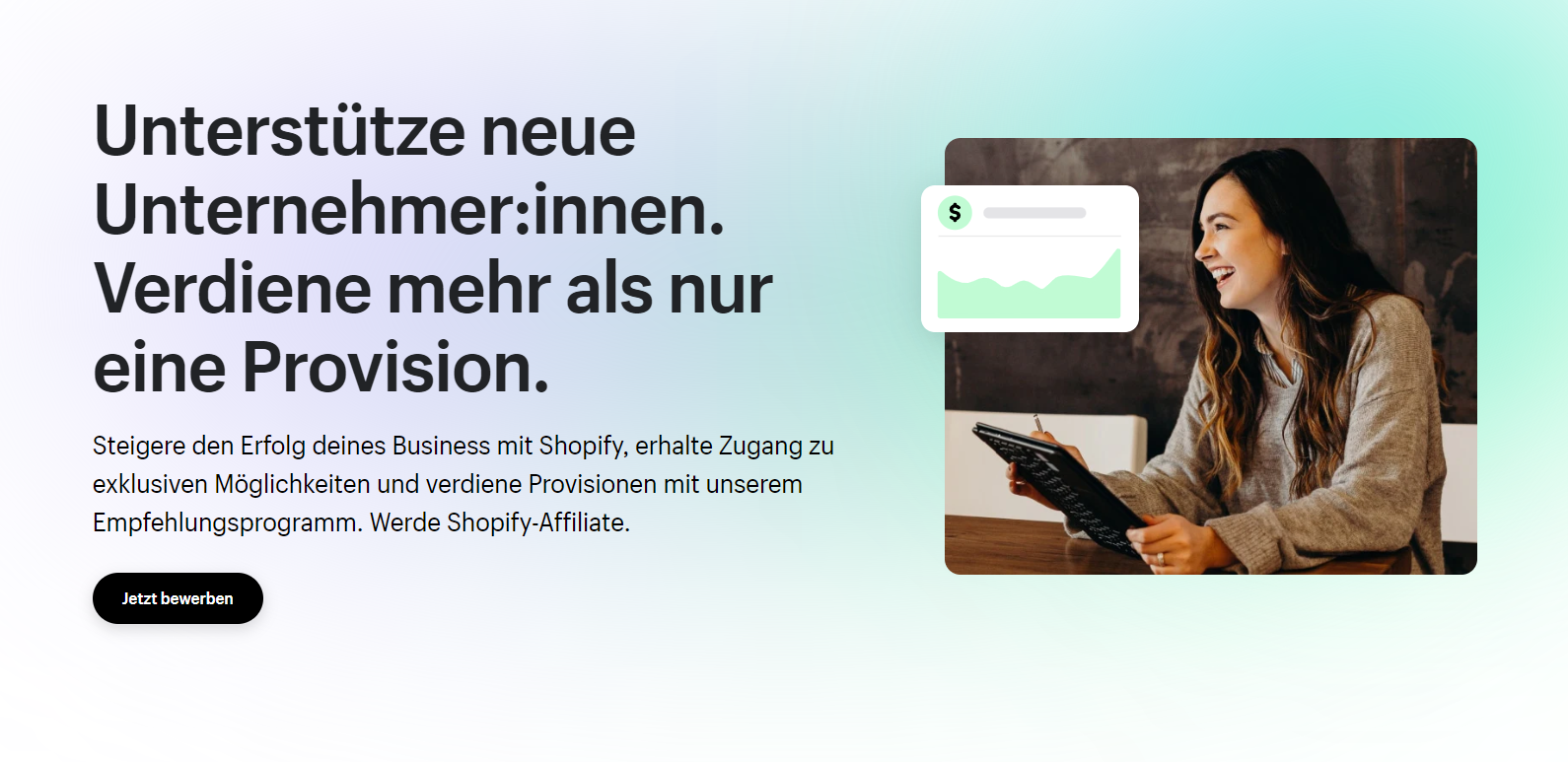 Das Affiliate-Programm von Shopify.