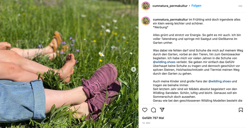 E-Commerce Influencer Marketing: cumnatura und Wildling