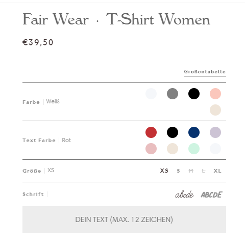 Das Fashion E-Commerce MYSTITCH geht auf Kundenwünsche ein und personalisiert seine Kleidungsstücke. 