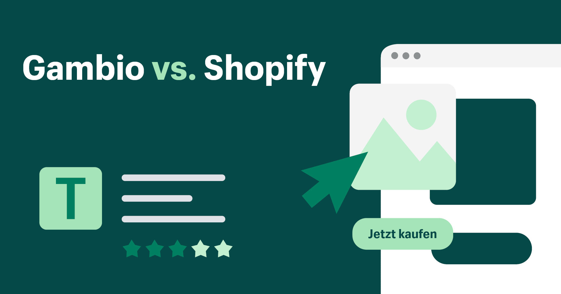 Gambio vs. Shopify: Der Shopsysteme-Vergleich für Online-Händler:innen