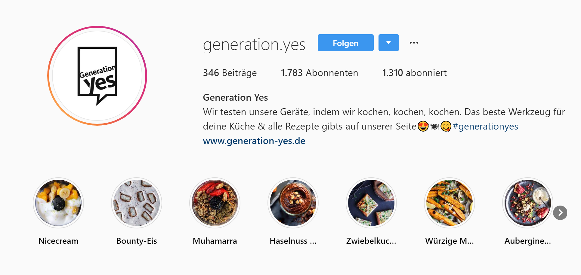 generation yes hashtag marke