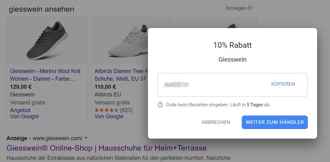 Google Shopping einrichten - Google Merchant Promotions