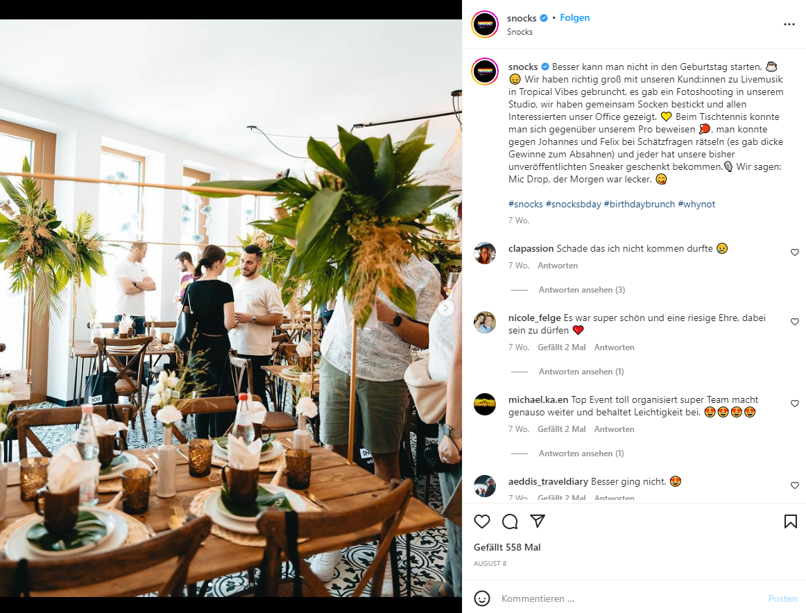 Über Events berichten: Instagram Ideen