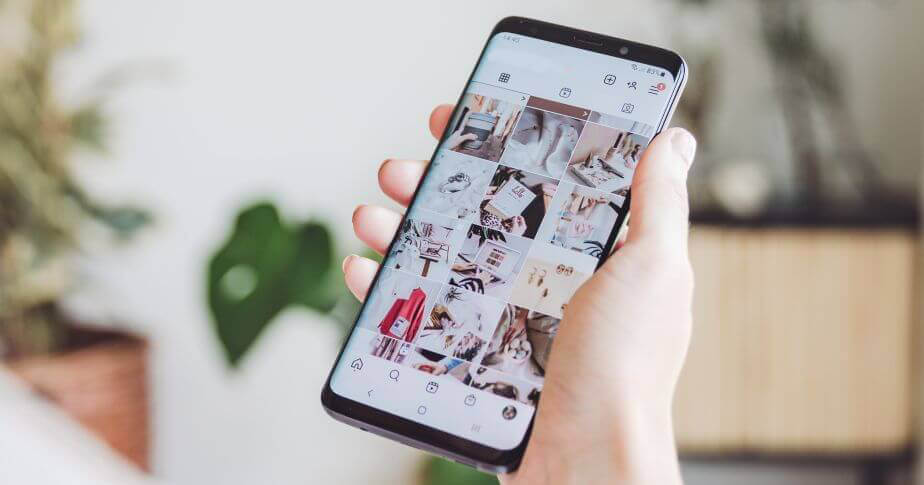 Instagram Werbung auf Smartphone
