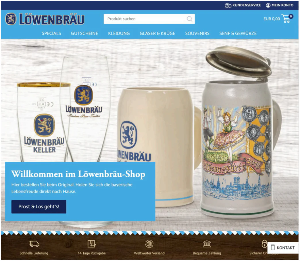 Löwenbräu Shopify Store