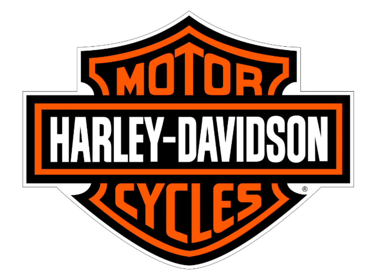 Gezeigt ist das Logo von Harley-Davidson.