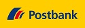 Das Foto zeigt das Logo der Postbank, die sich hauptsächlich an Privatkund:innen orientiert, aber auch ein attraktives Geschäftskonto bietet