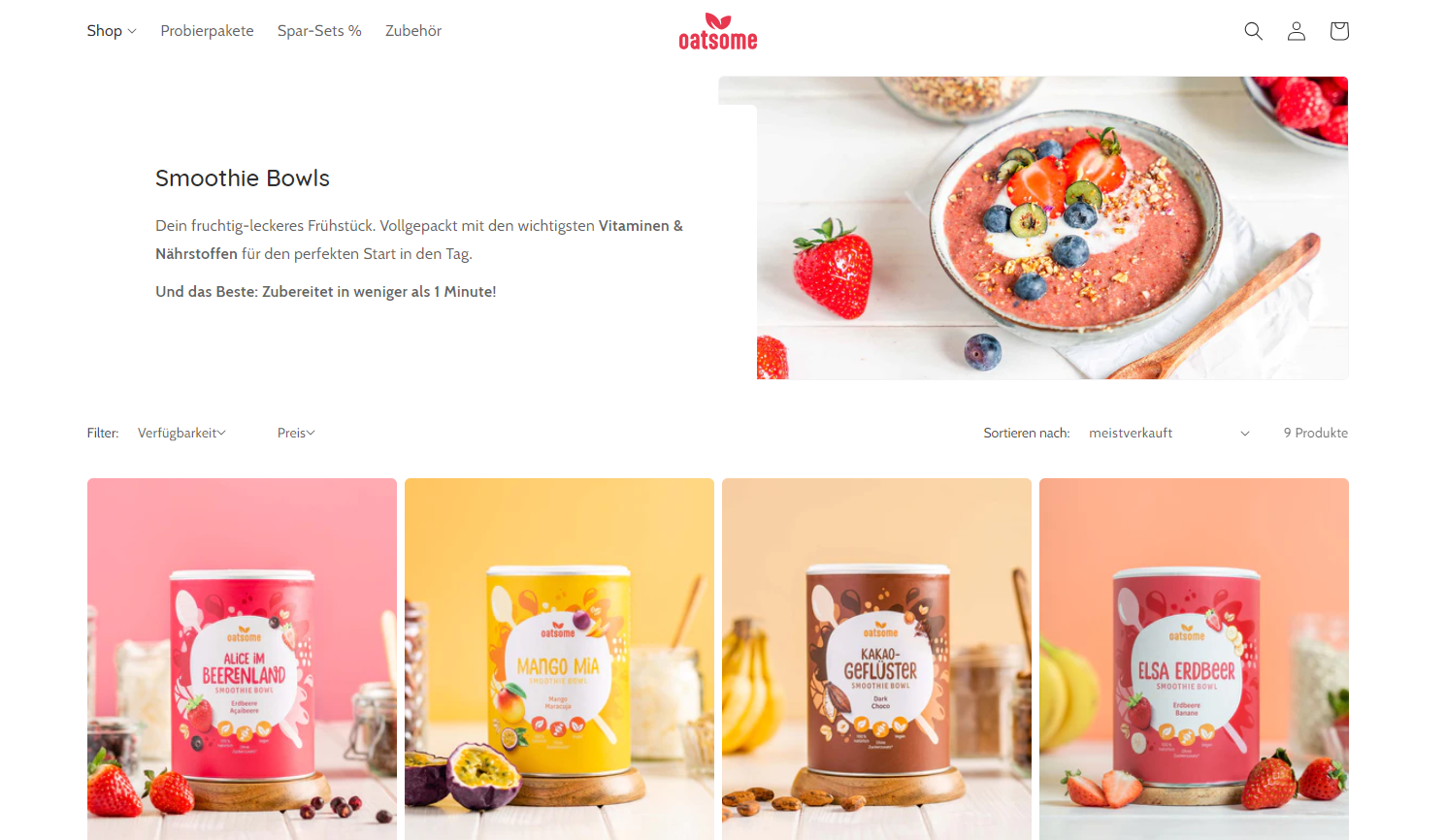 Oatsome setzt auf das Entdecken von frühzeitigen Trends um ein gutes Produkt für den Onlineshop zu finden.