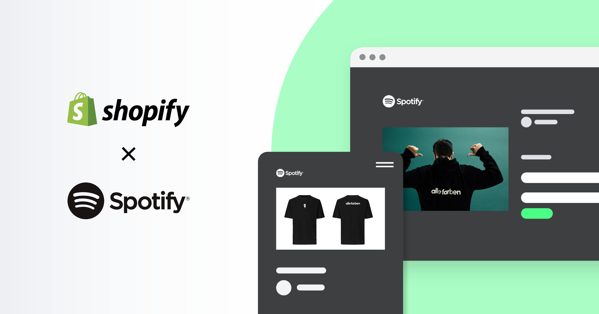 Spotify und Shopify Integration