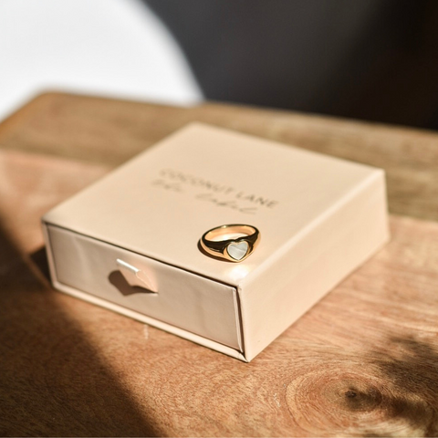 Gold Ring on Box