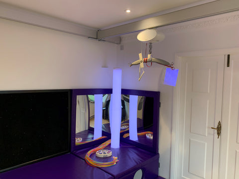 sensory room at home with hoist