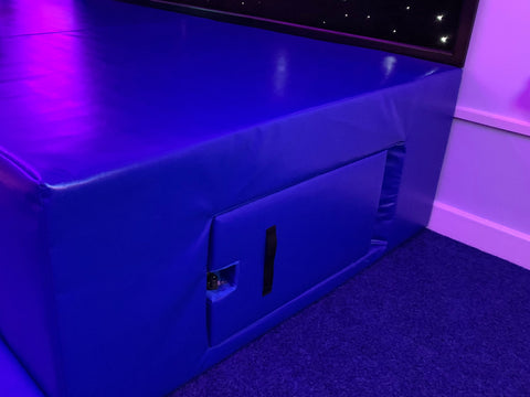 storage cupboard sensory room mental health de-escalation room