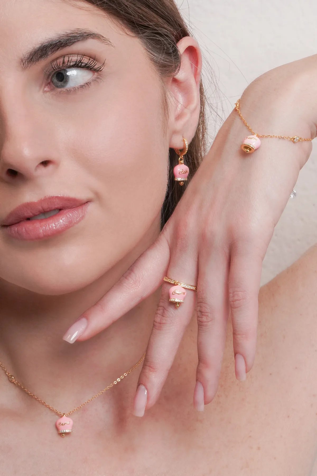 Set gioielli con campanella