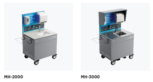 Self-contained handwashing stations