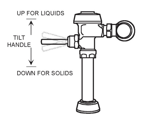 Sloan Water Saving Flush Valve Handle