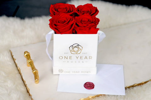 wax stamp one year roses forever roses uk next day delivery