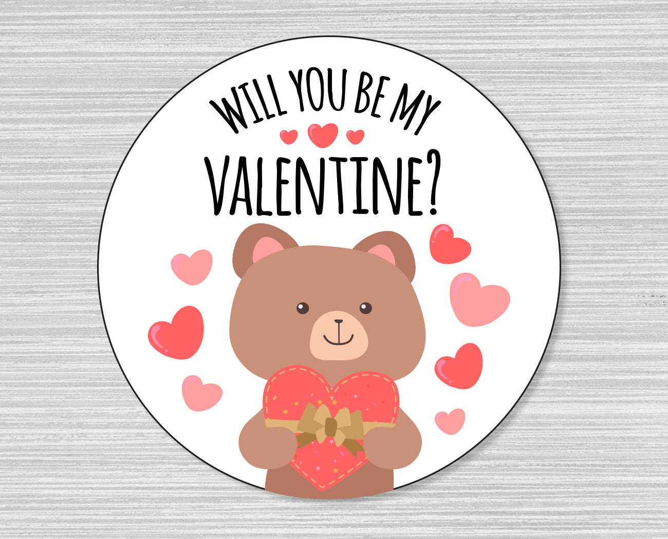 Personalized Valentine's Day Stickers – Voila Print Inc