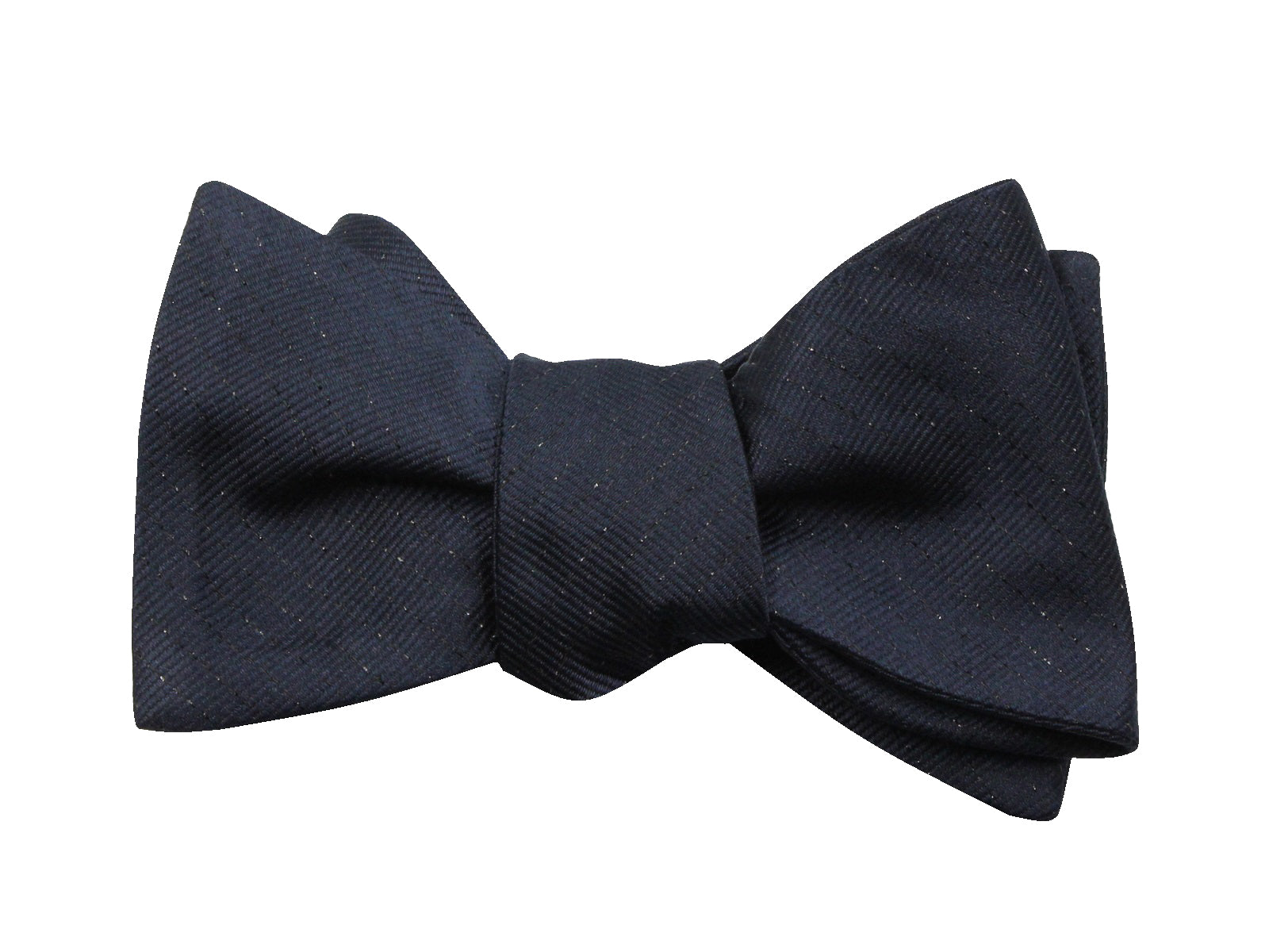 Starry Midnight Blue Silk Bow Tie