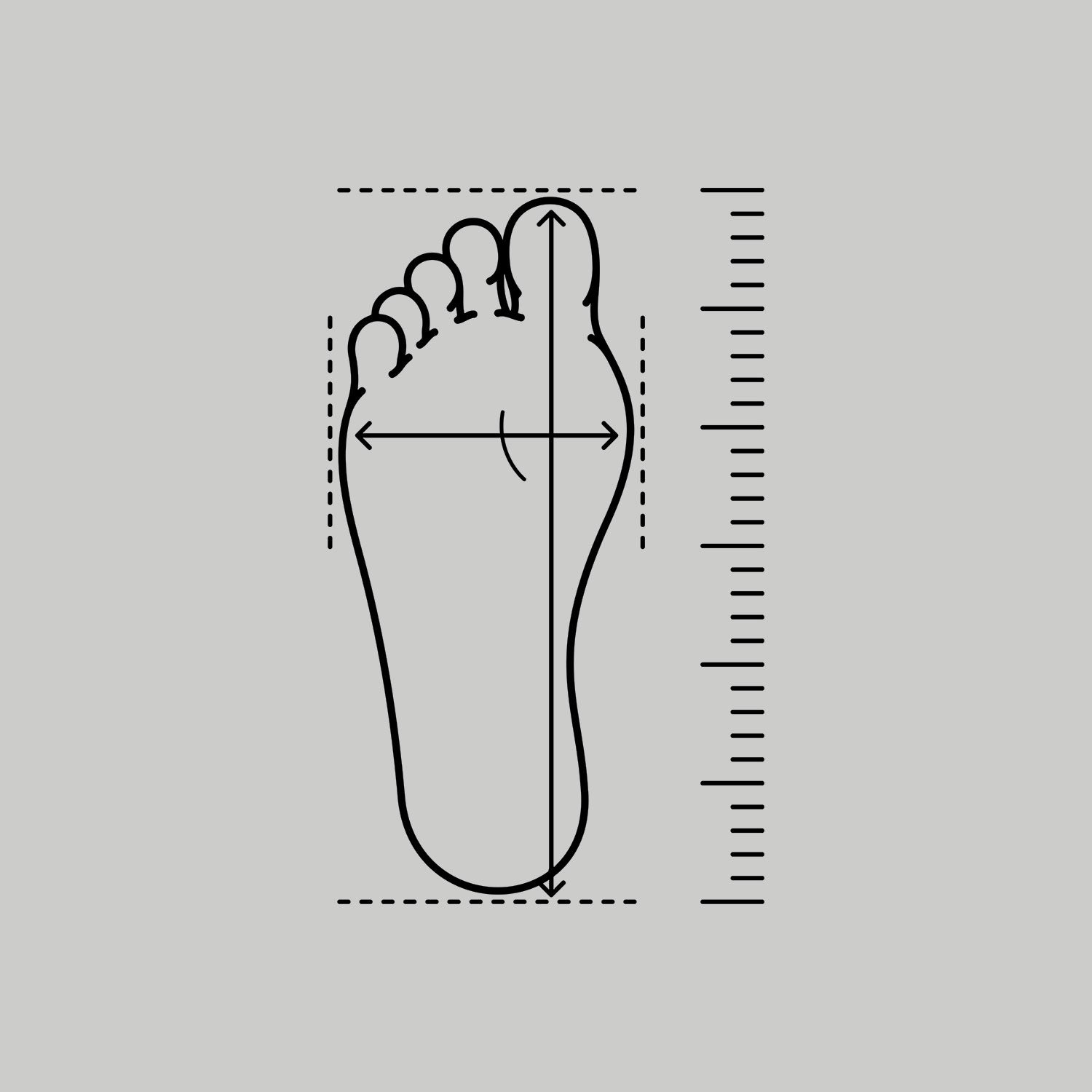 foot measuring diagram
