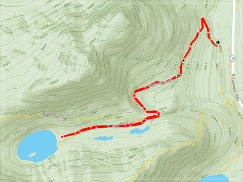 Lake Ann Trail Map