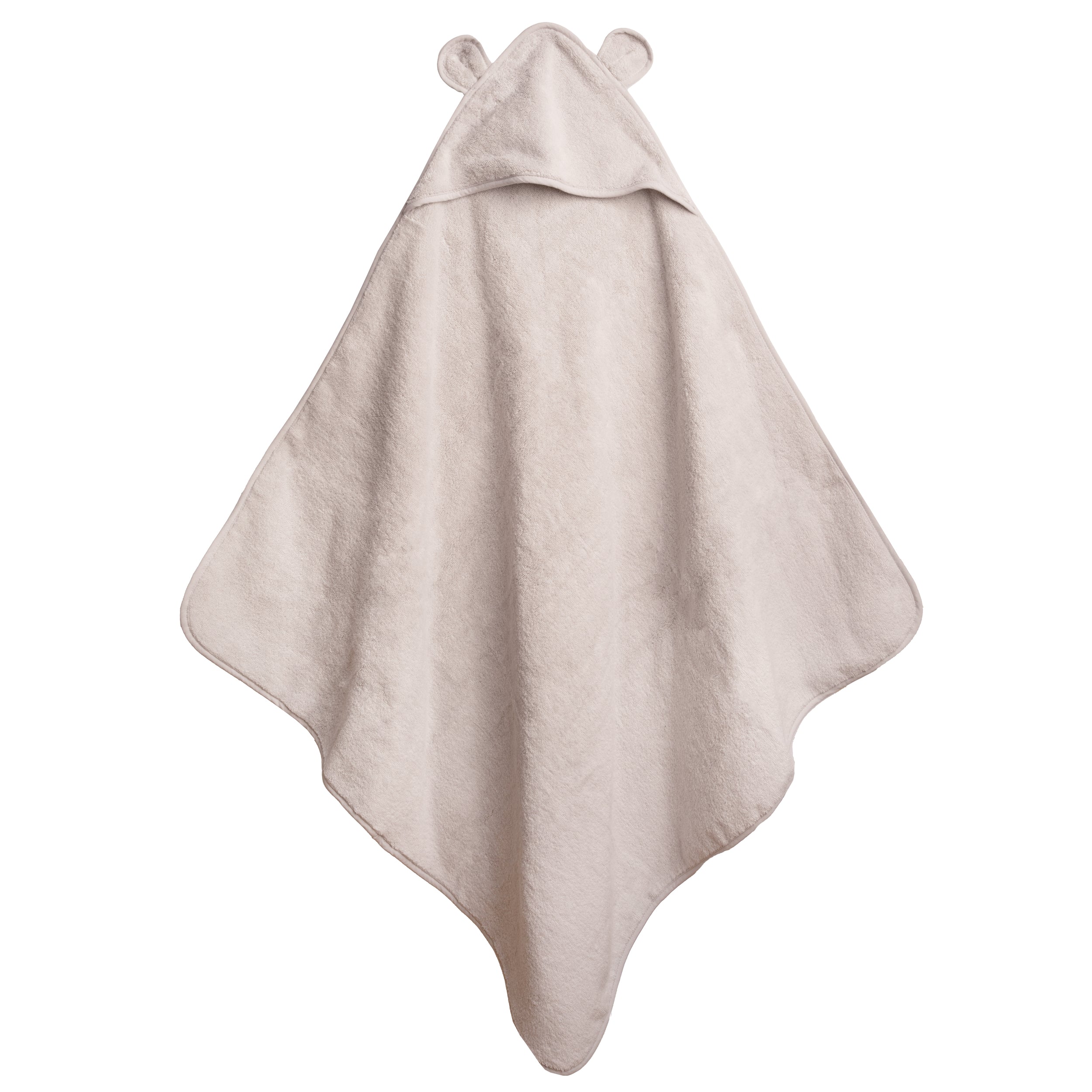 Organic Cotton Hooded Towel - Grey
