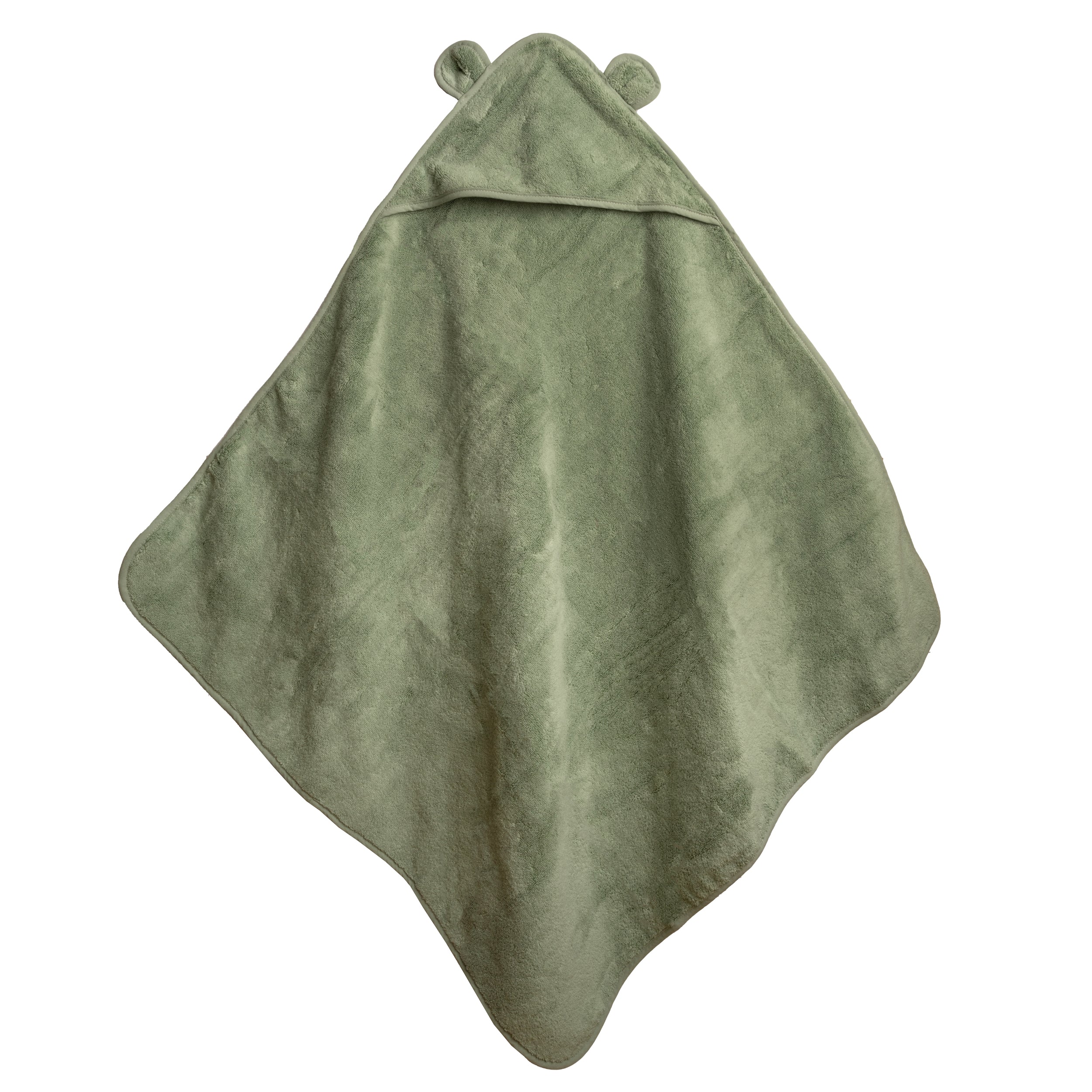 Organic Cotton Hooded Towel - Sage