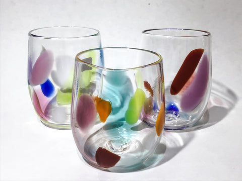 Big Eddy Glass Colour Bomb Cups