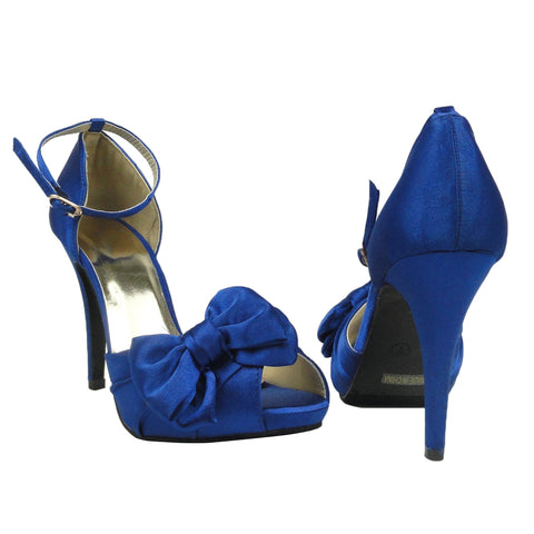 womens dress shoes blue