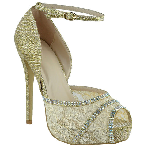 womens gold dress shoes