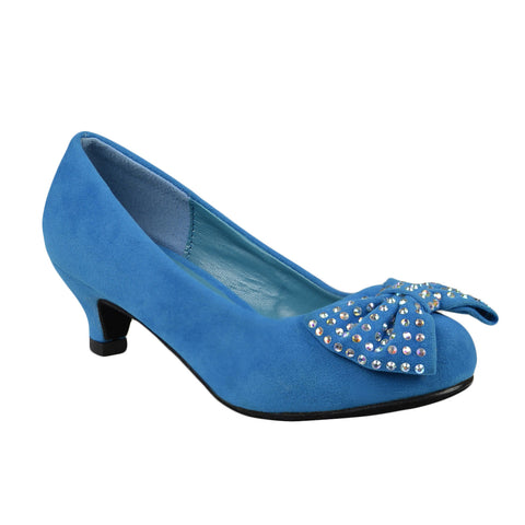 blue girl dress shoes
