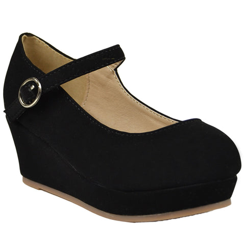 mary ankle strap wedge