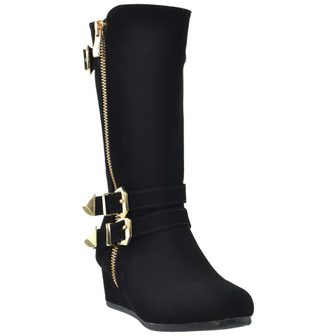 girls wedge boots